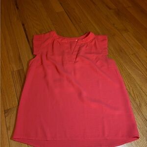 Coral Sleeveless Women's Top